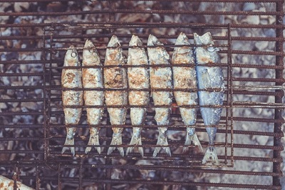 poisson barbecue mets vins cave du temple